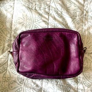 Go Forth Goods Limited Grape Bison Sarah with Mocha D-Rings - Genuine Leather